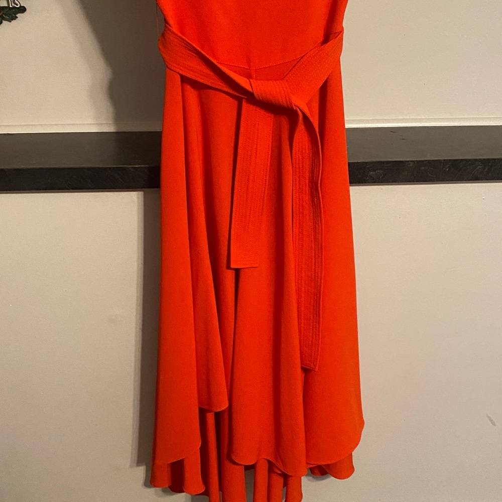 Elegant red Sleeveless Dress - Picture 3 of 5
